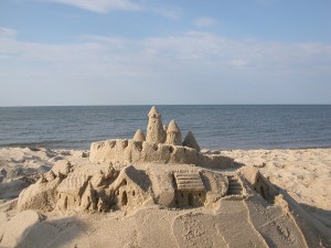 just my castle on the beach today 